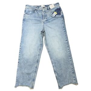 👖🛹 UNIVERSAL THREAD NWT Highest Straight Ankle Jeans | Raw Hem | Streetwear | 12